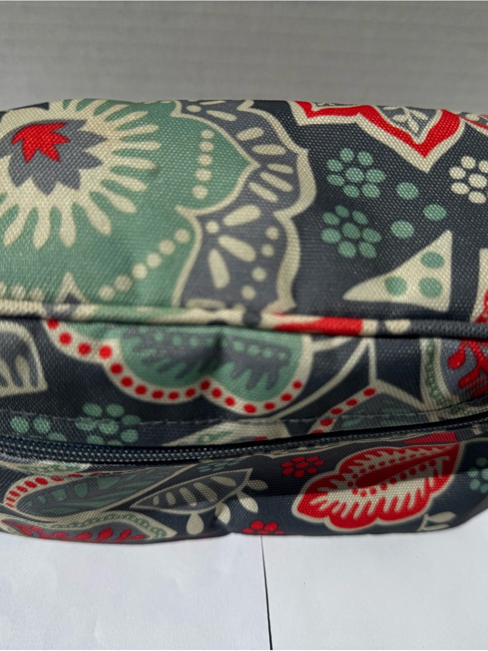 Vera Bradley Quilter Cotton Medium Cosmetic Pouch- “Nomadic Floral”